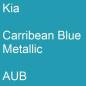 Preview: Kia, Carribean Blue Metallic, AUB.